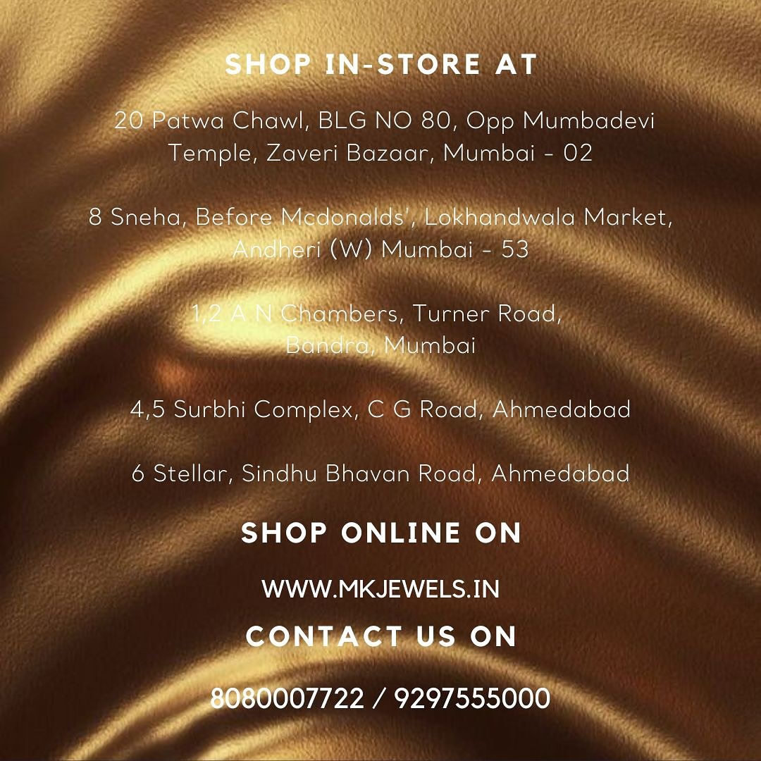 MkJewelsIndia's tweet photo. Step into the world of sophistication and prestige with MK JEWELS’ High Jewellery collection.

Make sure to utilize our exclusive offers while they are still here! - 25% OFF on making charges and 25% OFF on Diamond and Polki Jewellery.

CONTACT
8080007722 9297555000 https://t.co/LwyidknIxV