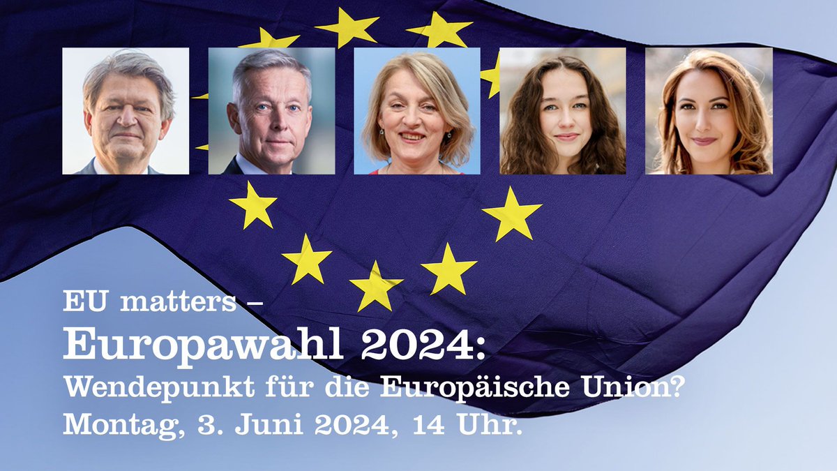 We're looking forward to a high profile panel talk on the European elections: Together with @oegfe, we've invited the leading Austrian candidates to discuss the future of Europe. Join us on June 3 at WU: short.wu.ac.at/eumatters