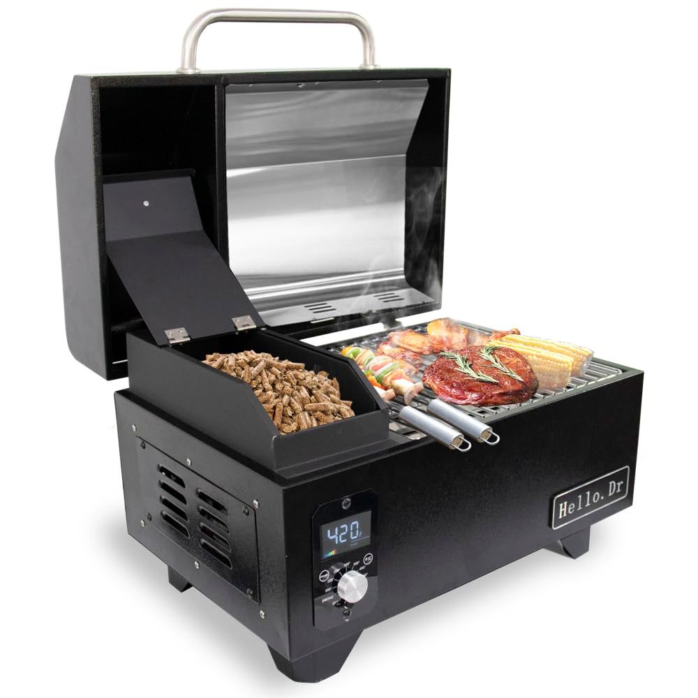 Portable Electric Smoker and Grill for Outdoor Cooking for $209.99, reg $299.99! -- Use Promo Code 30DTN2WG fkd.sale/?l=https://amz…