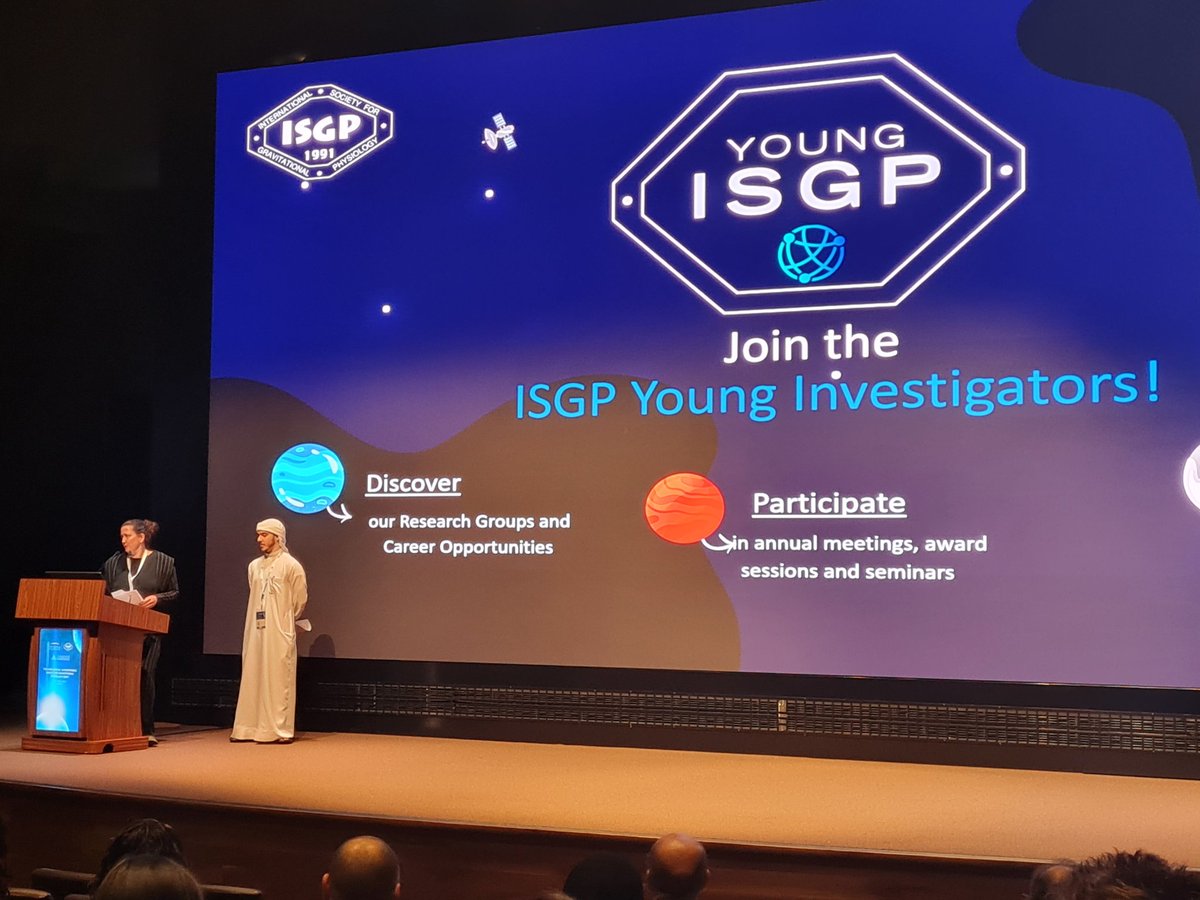 Sami Algayth, year-5 medical student at <a href="/MBRUniversity/">MBRU</a>, chairing the Young Investigator Session at the <a href="/ISGPnews/">International Society for Gravitational Physiology</a> conference. #dubai @mbrspacecen