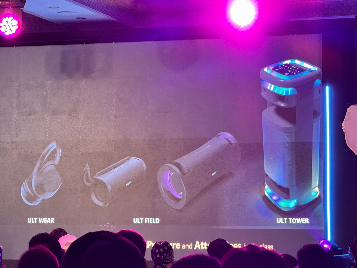 Sony is launching 4 new ULT products today, including the ULT Wear headphones. #SonyULT #ULTPowerSound