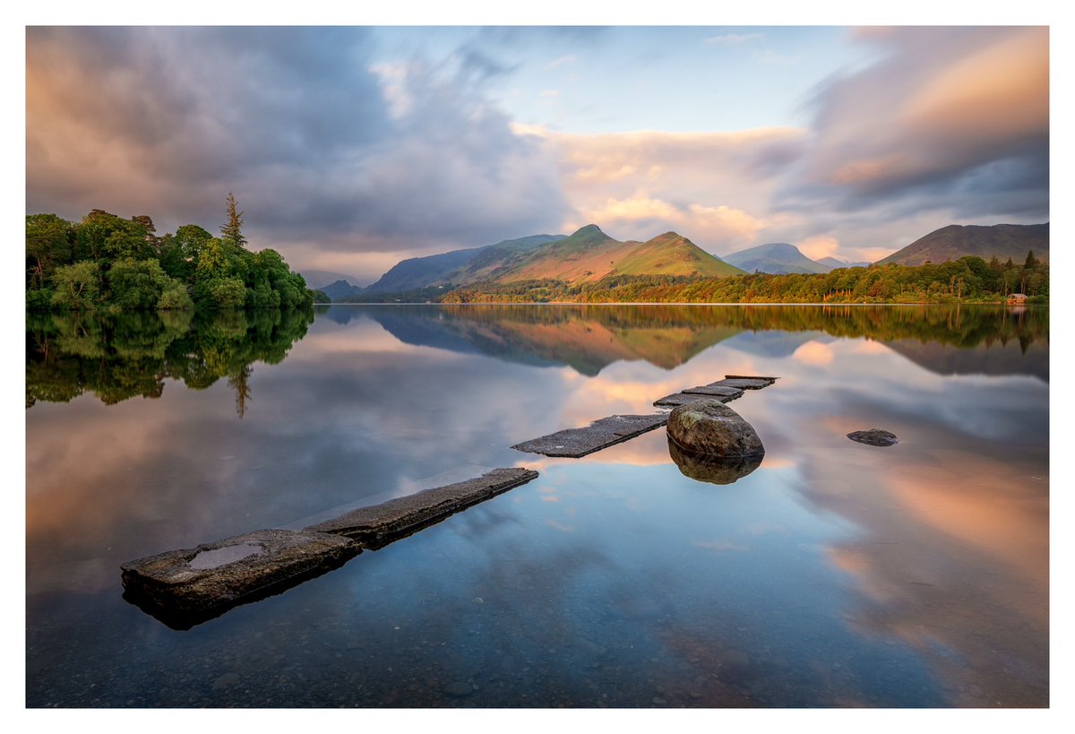 NEW DAWN

There was some brief lovely soft early light on CatBells and the Boathouse on Saturday morning from Isthmus Bay at Derwentwater. 
#landscapephotography #lakedistrictnationalpark #derwentwater #fsprintmonday #WexMondays