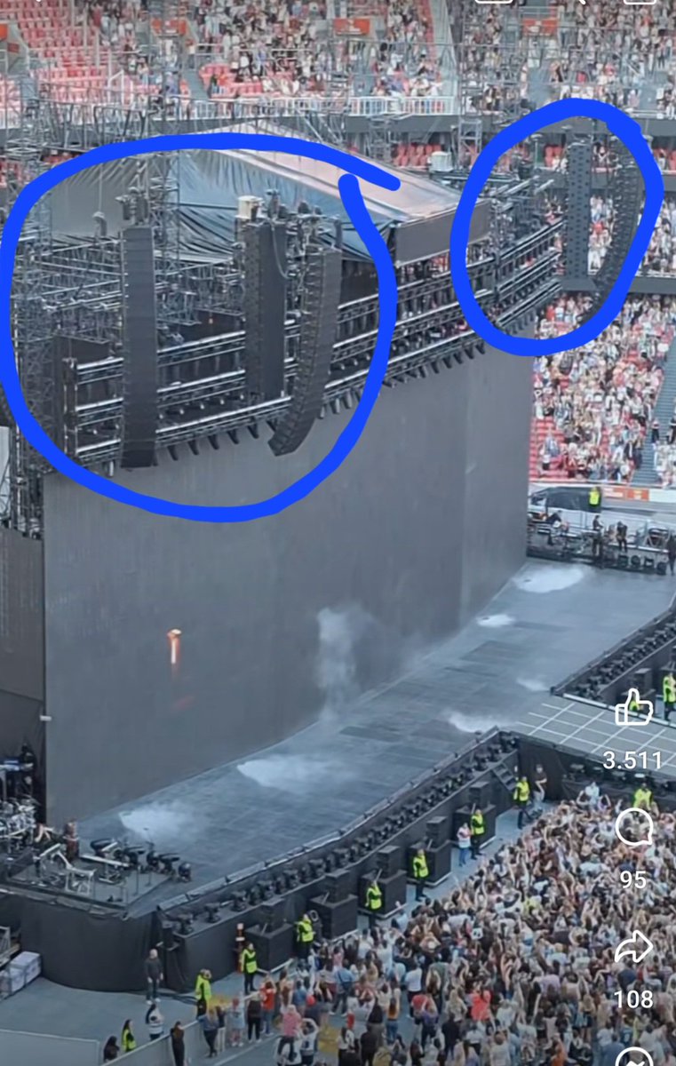 Parte del arsenal sonoro que despliega #TaylorSwiftErasTourEspaña  #StopConciertos #GolesSíDecibeliosNo