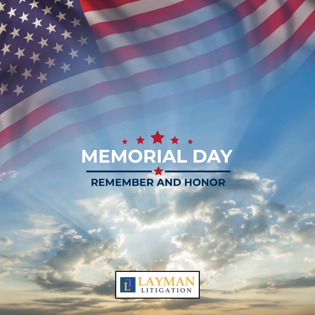 Today, we pause to remember and honor the brave who made the ultimate sacrifice for our freedom.Let's take a moment to reflect on their legacy and express our deepest gratitude.
.
.
#MemorialDay #HonoringTheFallen #laymanlitigation #Memorial_Day