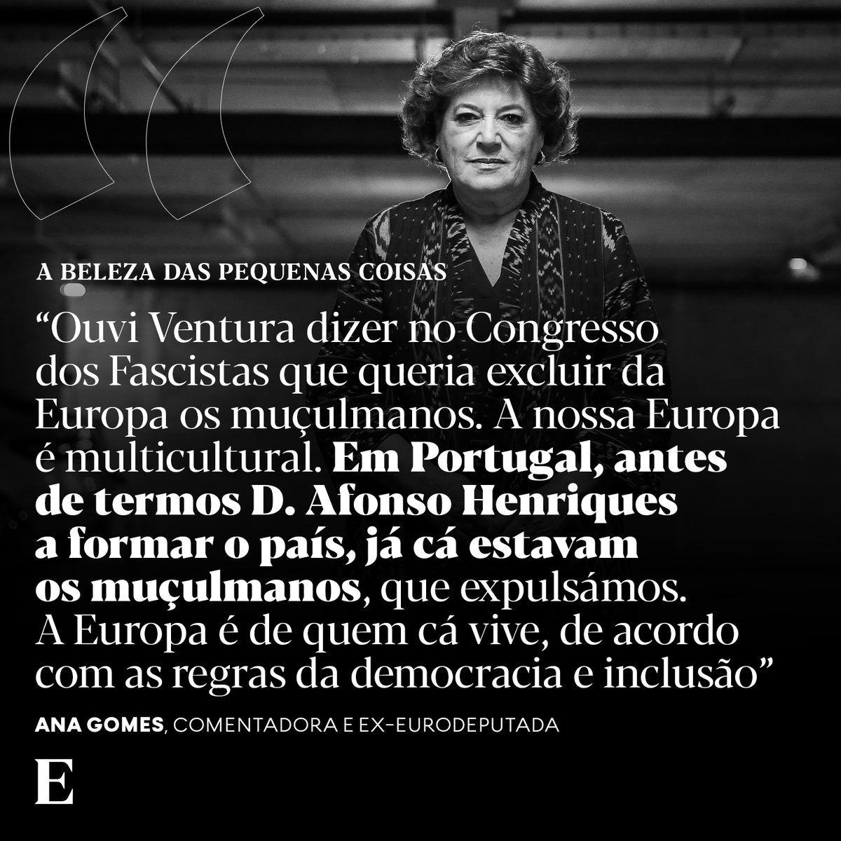 Corajosa e combativa, há décadas que Ana Gomes é das vozes mais duras contra os poderosos e a extrema-direita. 

Ouça-a no podcast ‘A Beleza das Pequenas Coisas’: expresso.pt/podcasts/a-bel…