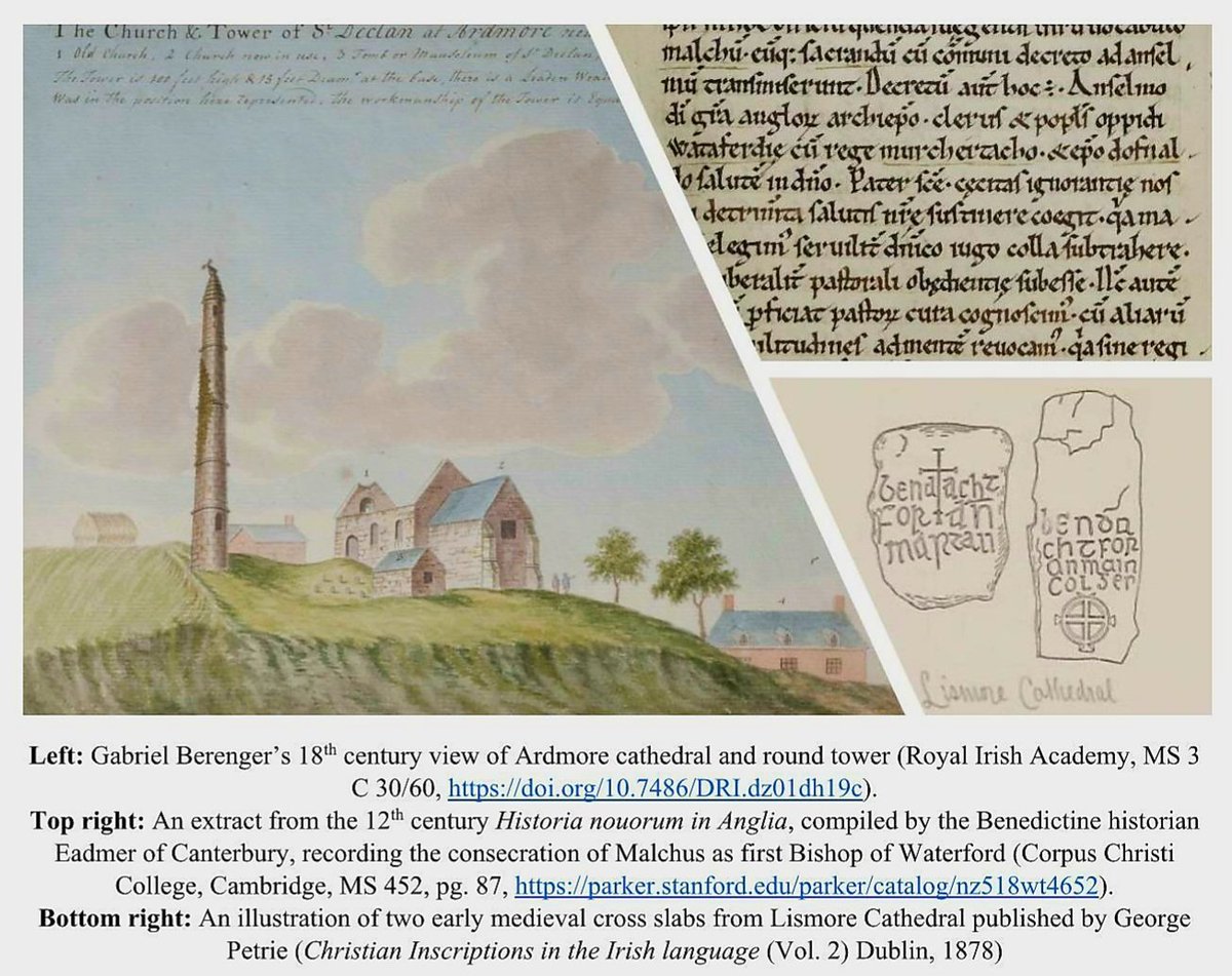 Really looking forward to Dr Edel Bhreathnach's lecture to @WfdHistSty exploring the competition between the #Medieval churches of #Ardmore, #Lismore & #Waterford and the quest for ecclesiastical supremacy in the Déise