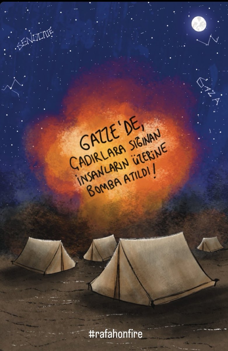 Savaştan kaçıp çadıra sığınan sivillere bomba atan katil israil
#RafafOnFıre