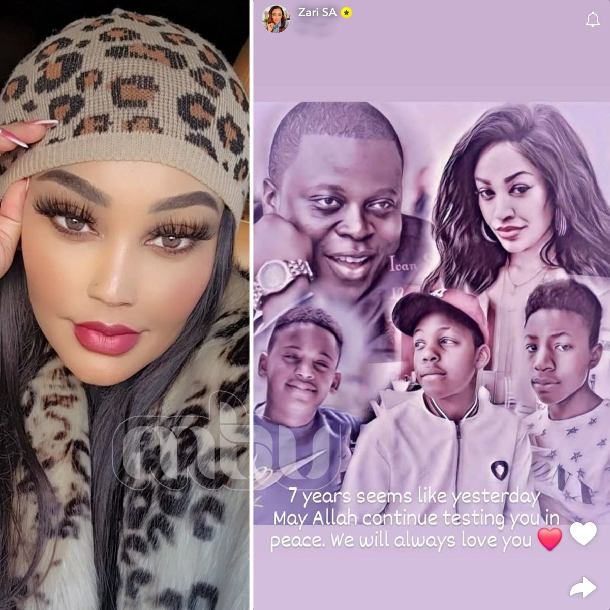 Zari's tribute to her late husband Ivan Semwanga ❤️