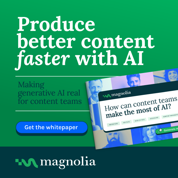 magnolia_cms's tweet photo. If you think generative AI is the next big thing…

… then you’re already a step behind ❗

We’re enabling content teams to produce better content faster with AI TODAY. ⚡

Download for free here 👉 https://t.co/Ae4zICvlZH

#magnoliadxp https://t.co/5JMApuKSQZ