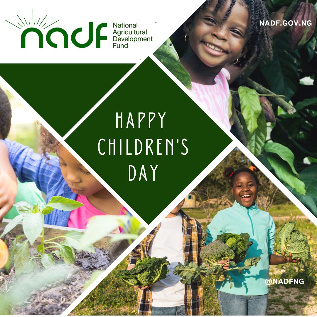 Today we celebrate the bright young minds who will be the future of agriculture. #Agriculture. #Nigeria #Childrensday #Fund #Future #Farm