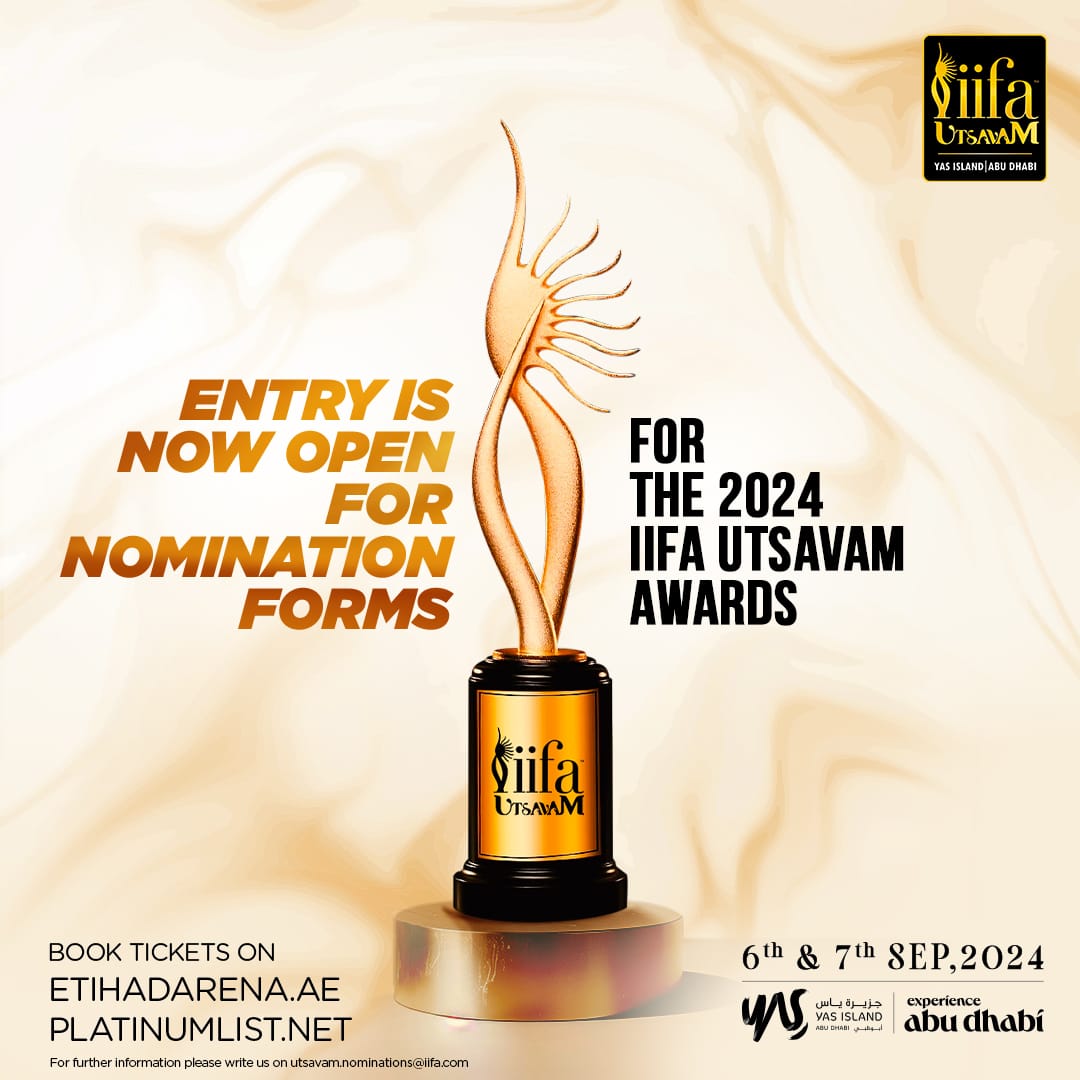 Experience an unmatched celebration on Sept 6th & 7th, 2024 with #IIFAUtsavam 🥳 ‘Call For Nominations’ to the Multifaceted South Indian Cinema Industry remain open until 4th June 2024 in all 4 languages; Tamil, Telugu, Malayalam & Kannada. @IIFAUtsavam @RIAZtheboss @V4umedia_