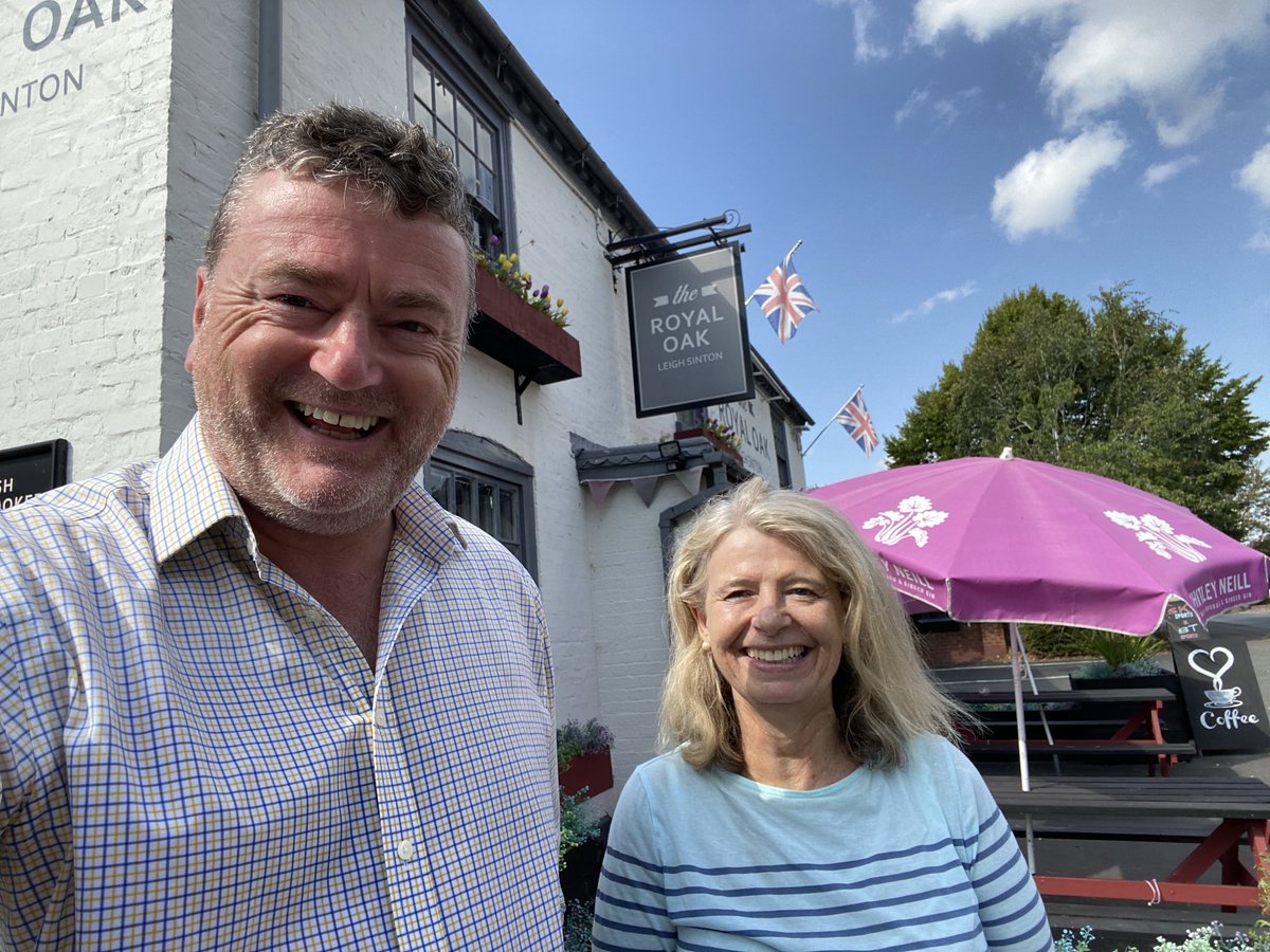 Campaigning in ⁦<a href="/WWCANews/">West Worcestershire Conservatives</a>⁩ West Worcestershire with our wonderful MP ⁦<a href="/hbaldwin/">Harriett Baldwin</a>⁩