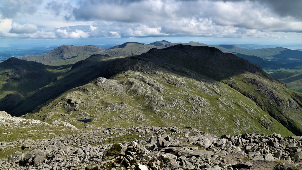 Crinkle Crags from Bowfell. #LakeDistrict #Walking #HikingAdventures #Inspiration #Landscapes