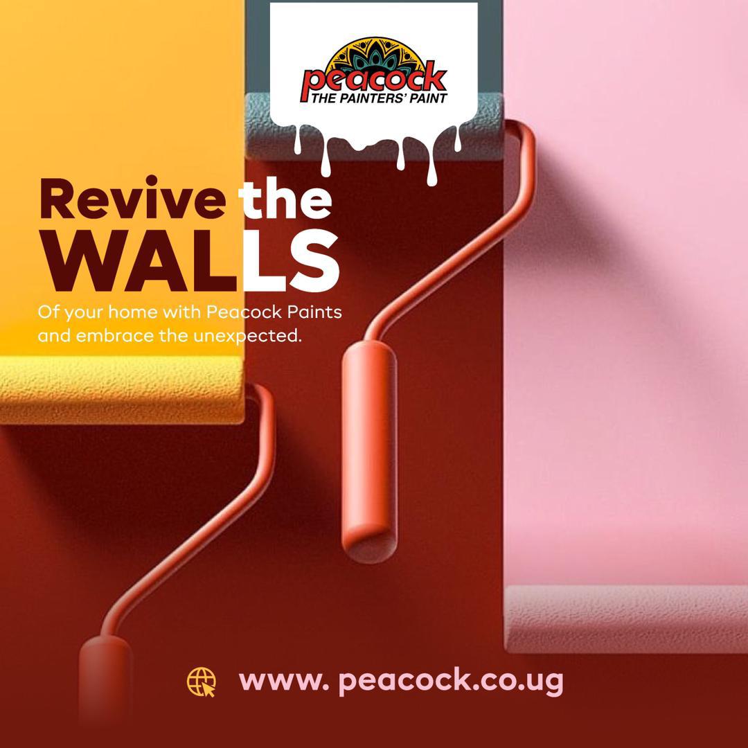 Visit our website for design inspiration and the latest trends! 🔗peacock.co.ug 

#PeacockPaints #ThePaintersPaint 
#HomeDecor  
#LatestTrends