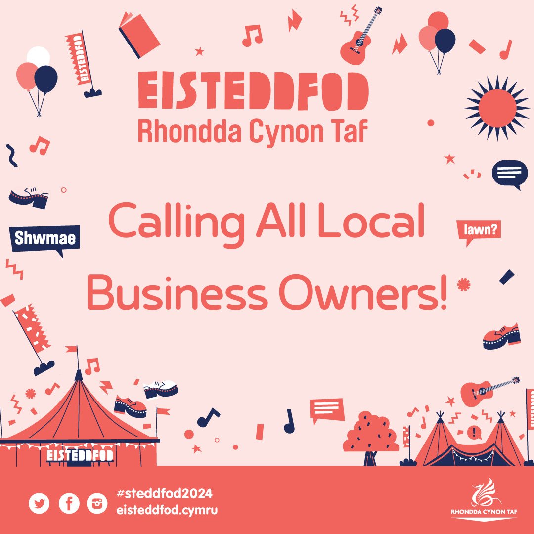 Advertise your Business in the Official Eisteddfod Festival Programme! All money raised will go directly into the local fund to help volunteers reach the fundraising target! More info: orlo.uk/KVosy Deadline – May 28 Interested? Email: gwenllian@eisteddfod.cymru