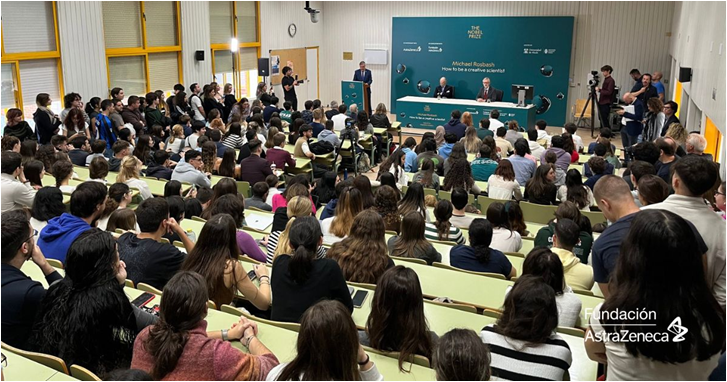 La Nobel Prize Inspiration Initiative crea puentes entre el presente y el futuro de la ciencia. En España, celebramos encuentros significativos que inspiran a nuevos talentos a construir un camino de investigación innovadora.  i.mtr.cool/cpnxcvbdup