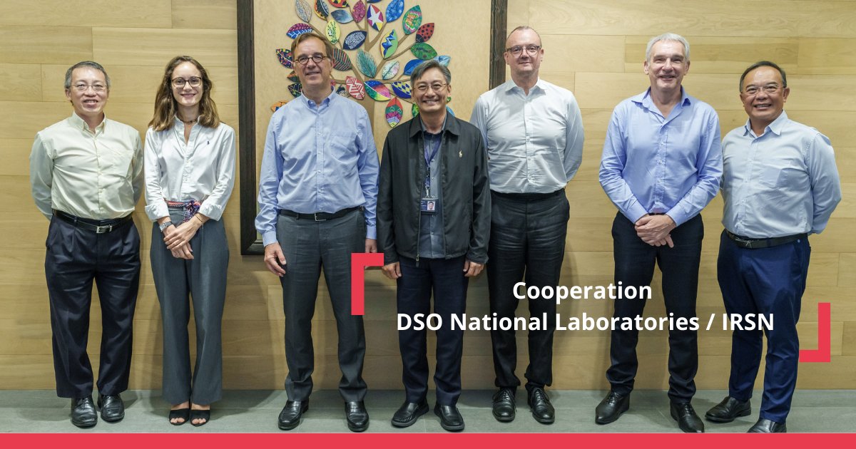 📅May 3 2024 🤝 Renewal of a collaboration between IRSN and DSO National Laboratories in Singapore ✅ The partnership will focus on advancing research and analysis in several key areas related to nuclear power plant safety #collaboration #international