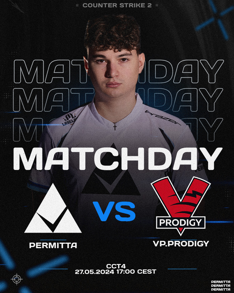 Permitta eSports (@permittaesports) on Twitter photo Monday matchday!
1️⃣ 12:00 CEST @appolo_series
🔫 Permitta vs <a href="/CPHWolves/">Copenhagen Wolves</a>
2️⃣ 17:00 CEST @cctour_gg
🔫 Permitta vs <a href="/VPProdigy/">VP.Prodigy</a>
Good luck!
#GOPERMITTA Monday matchday!
1️⃣ 12:00 CEST @appolo_series
🔫 Permitta vs <a href="/CPHWolves/">Copenhagen Wolves</a>
2️⃣ 17:00 CEST @cctour_gg
🔫 Permitta vs <a href="/VPProdigy/">VP.Prodigy</a>
Good luck!
#GOPERMITTA