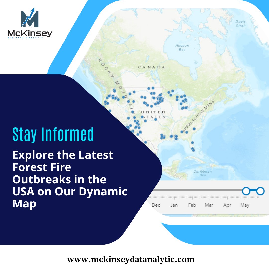 Mckinseydata's tweet photo. Read more at: https://t.co/DQbNcocc4v

visit our website: https://t.co/47XGh54zxs

#geospatialanalysis #datavisualization #locationbasedinsights #businessanalytics #informeddecisions #forestfire #dataanalytics https://t.co/3ZrP5Sr2aX