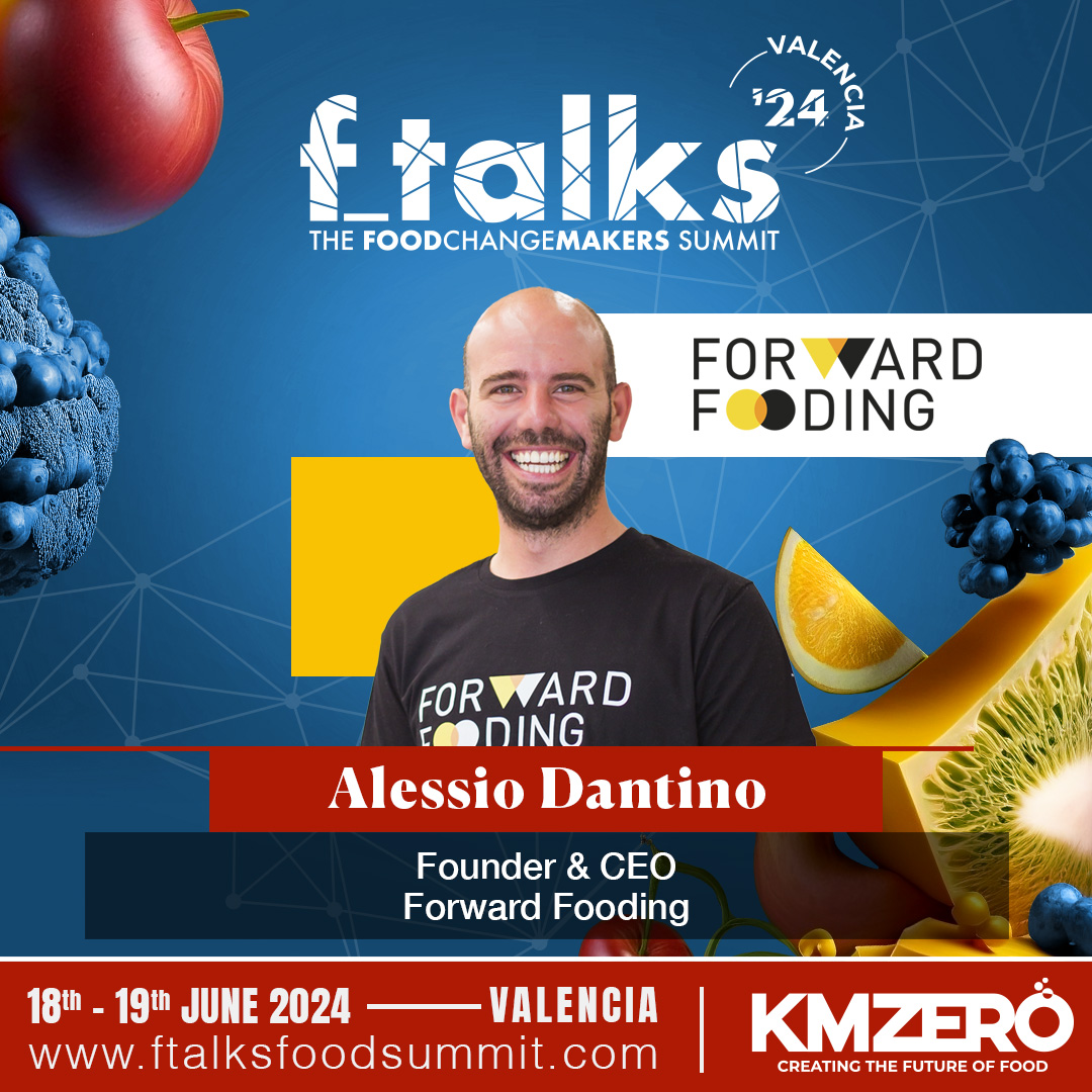 📢 Our Founder and CEO, Alessio Dantino, is as a speaker in the 6th edition of ftalks, an initiative driven by @kmzerohub that brings together the leaders transforming the food system globally. 📅 June 18th & 19th #ftalks24 #Valencia Get your ticket 👉 ftalksfoodsummit.com/en/valencia24