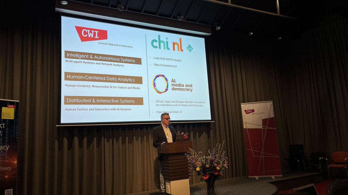 CWI event on AI, Media and Democracy kicks off! aim4dem.nl/cwi-semester-p… Cc @CWInl @AIMediaDem_Lab @chinl