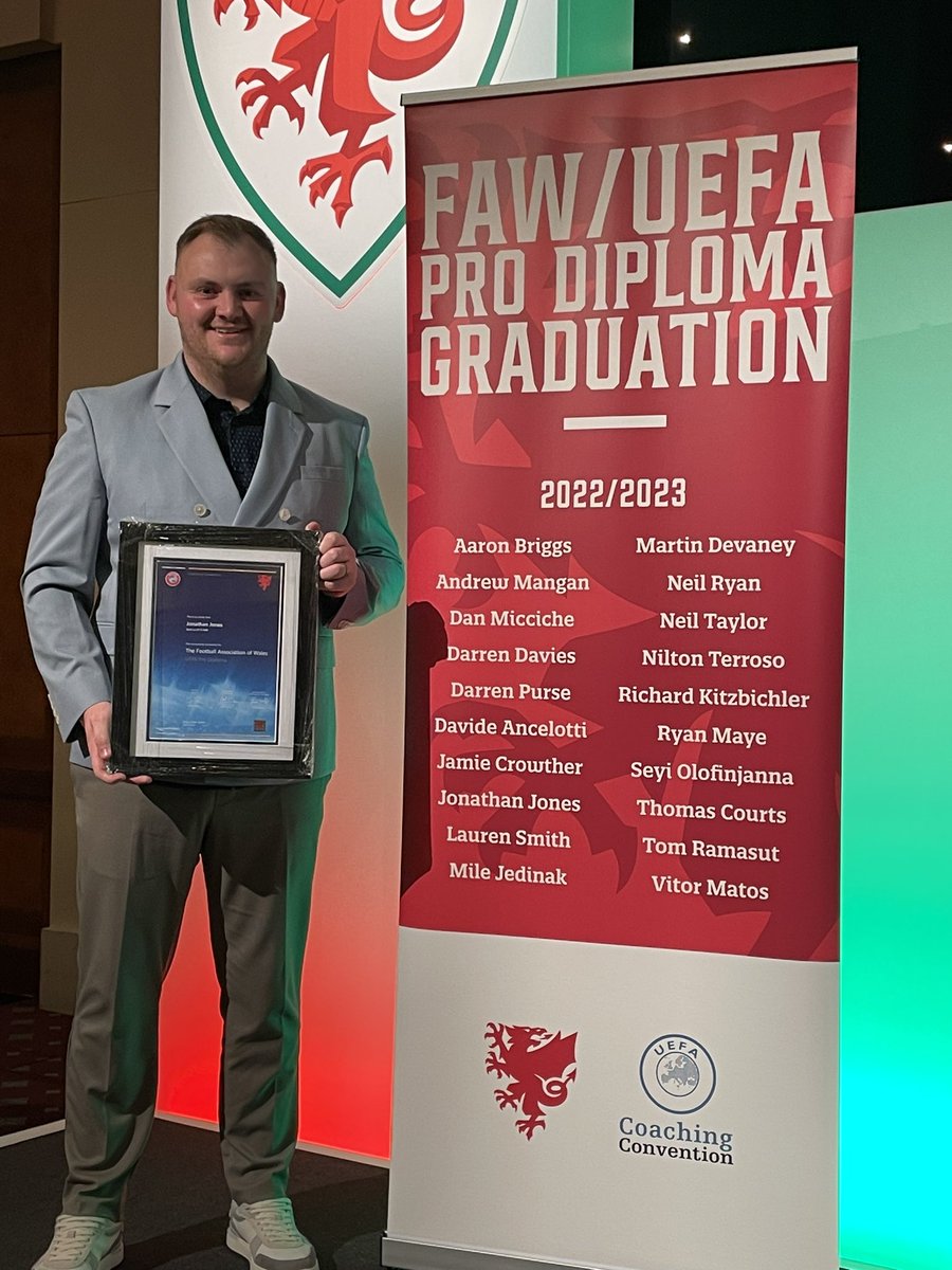 Proud moment attending <a href="/UEFA/">UEFA</a> Pro Licence graduation ceremony &amp; fantastic weekend catching up with classmates &amp; coaches at <a href="/FAWCoachEd/">⚽️ FAW Coaching</a> National Coaches Conference 2024