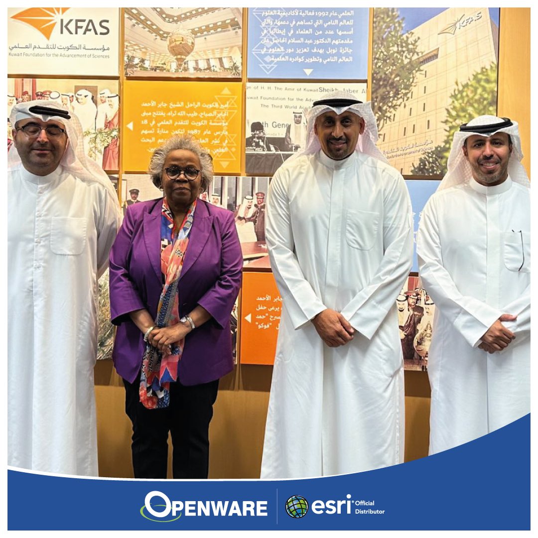قام المهندس/ خالد العنزي مدير إدارة علاقات العملاء في شركة اوبن وير بزيارة الى مؤسسة الكويت للتقدم العلمي حيث التقى بالمدير العام الدكتوره أمينه الفرحان مع القيادات التنفيذية في المؤسسة. حيث قام المهندس خالد العنزي بالتعريف عن شركة اوبن وير ، الوكيل الحصري لشركة إزري الأمريكية
