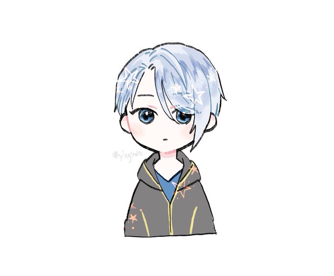 「blue hair hoodie」 illustration images(Latest)