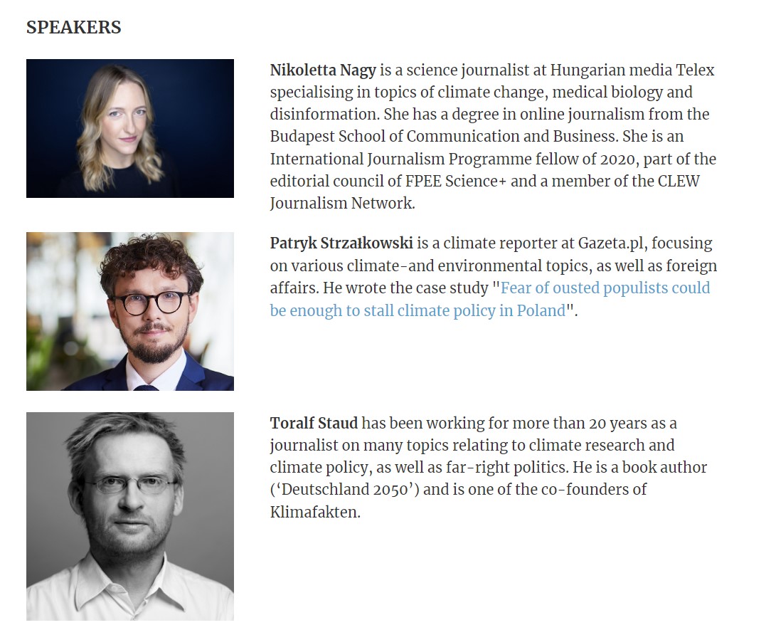 Julian Wettengel (@j_wettengel) on Twitter photo Really looking forward to moderating this free masterclass w/ great colleagues <a href="/stuthnagyniki/">Stuth-Nagy Niki</a>, <a href="/PStrzalkowski/">Patryk StrzaĹkowski</a> & Toralf Staud <a href="/klimafakten/">Klimafakten</a>
Tomorrow, ask them all you want to know about their reporting on far-right populism + #climate efforts ahead of next week's 2024 EU elections Really looking forward to moderating this free masterclass w/ great colleagues <a href="/stuthnagyniki/">Stuth-Nagy Niki</a>, <a href="/PStrzalkowski/">Patryk StrzaĹkowski</a> & Toralf Staud <a href="/klimafakten/">Klimafakten</a>
Tomorrow, ask them all you want to know about their reporting on far-right populism + #climate efforts ahead of next week's 2024 EU elections