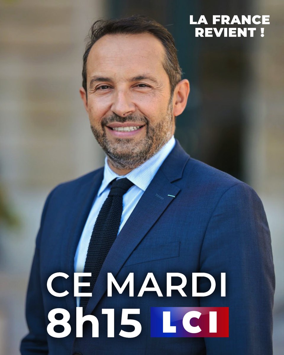 📺 Je serai demain matin à 8h15 l'invité de @LaMatinaleLCI sur @LCI ! #VivementLe9Juin