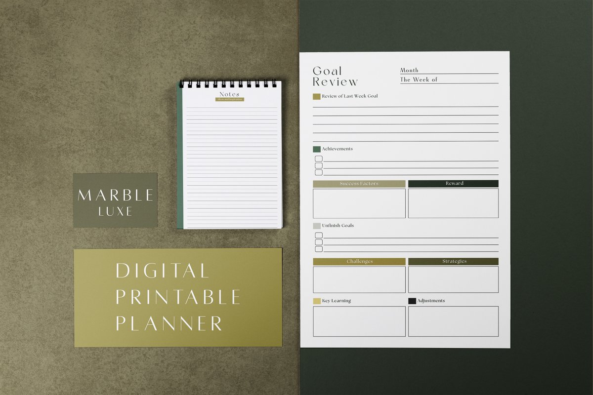 🌟 Achieve your goals with our Marble Luxe Digital Printable Weekly Planner!

🚀 Stay on track and manage your time effectively.

etsy.me/49n3wfG

#planner #weeklyplanner #digitalplanner #goodnotes #goodnotesplanner #printable