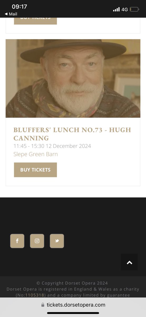 I’m doing a “Bluffers’ Lunch” talk for ⁦@DorsetOpera⁩ in December. You can book online now! I’ll be spwaking about my 40 + years of writing about music and launching my Operalogue. A somewhat grave and serious photo but I hope the talk won’t be 😈😂😂😂