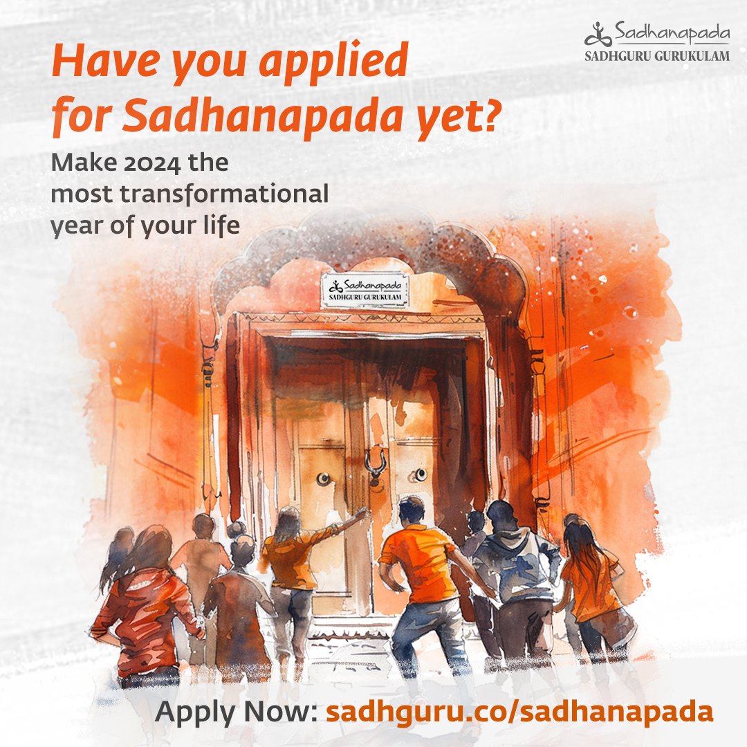 Sadhanapada, a part of Sadhguru Gurukulam, is a 7-month residential program for inner transformation offered at Isha Yoga Center, India. It is designed for those looking to establish balance and clarity, emotional stability, seeking spiritual growth, or to live an intense and