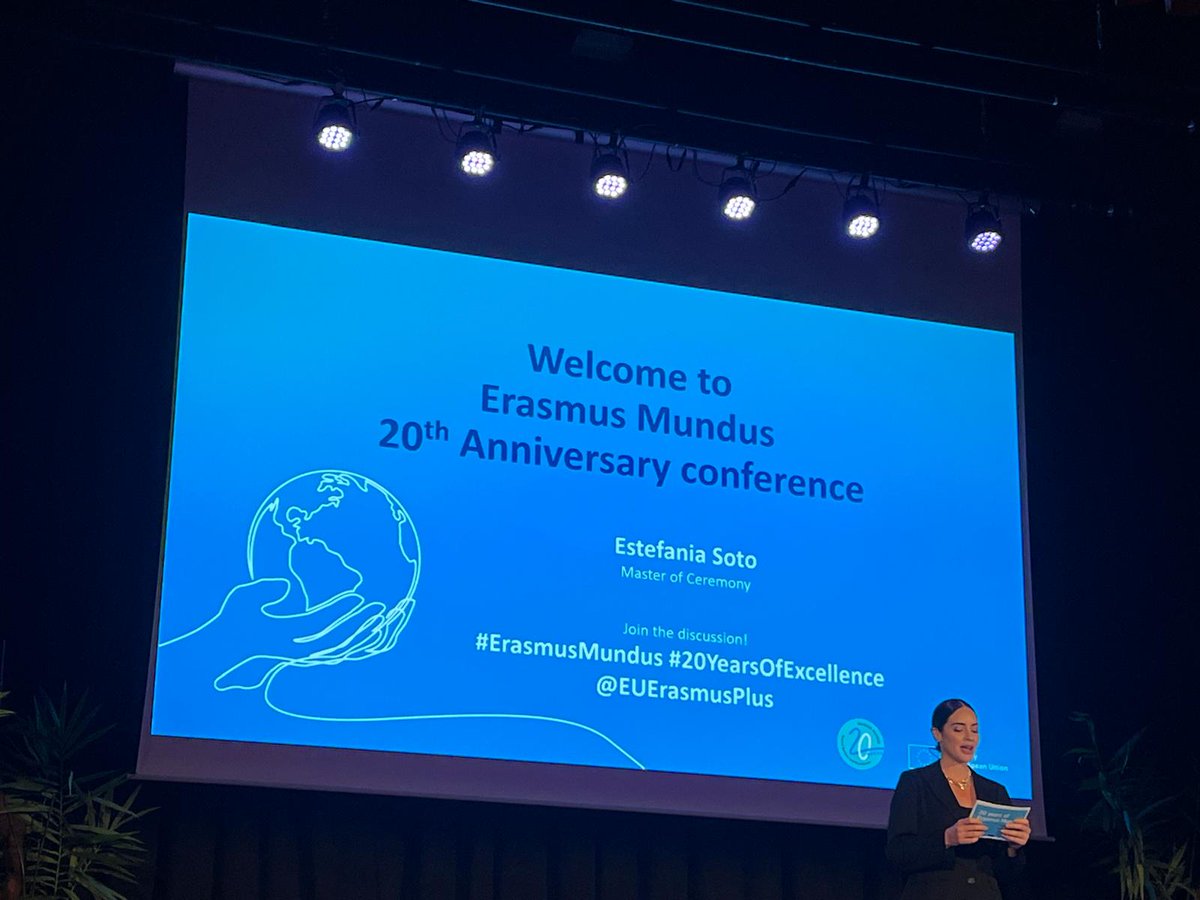 La directora del máster Erasmus Mundus en Desarrollo Rural en la UCO @SustLabUCO  está participando en la Conferencia del 20 aniversario de estos Másteres en Bruselas, «Más allá de fronteras y límites: 20 años de Erasmus Mundus»
#ErasmusMundus #20YearsOfEcellence @EUErasmusPlus
