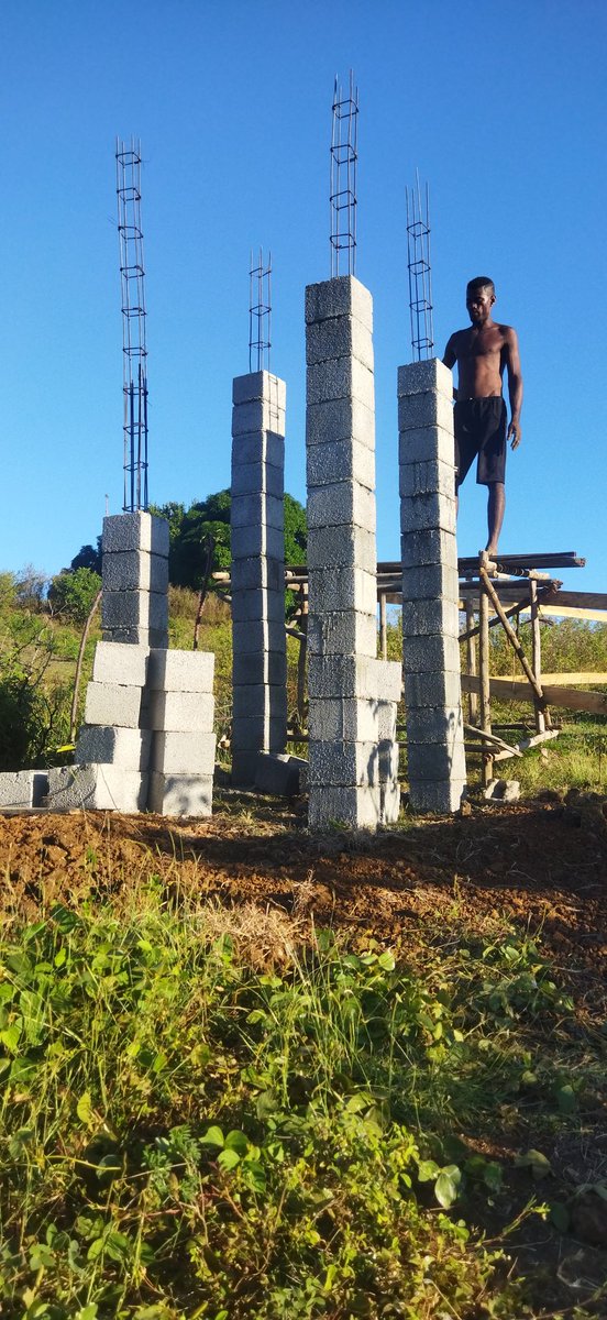 Dear investor, as you can see every day, the construction of Villa Rosa is progressing. For 3 days we have just started the water tower, essential elements to stoke the water of the well and thus feed Villa Rosa.