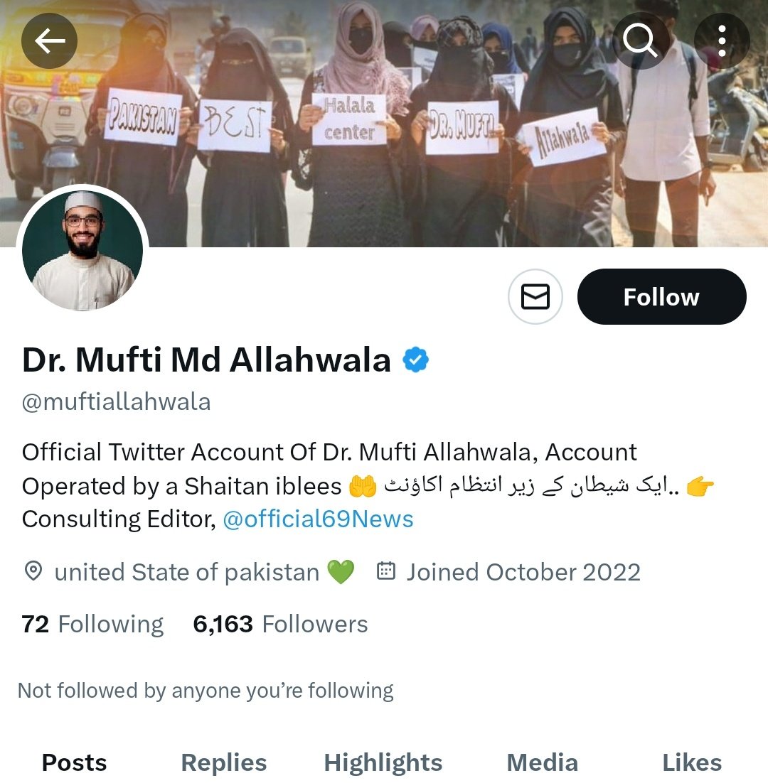 Urgent🚨:@XCorpIndia, @muftiallahwala's Islamophobic and hateful comments targeting Muslims, including indecent remarks on Allah, Prophet Muhammad, and Muslim women, are unacceptable. I urge everyone to report Dr. Mufti md Allahwala's Islamophobic hate speech on @X.