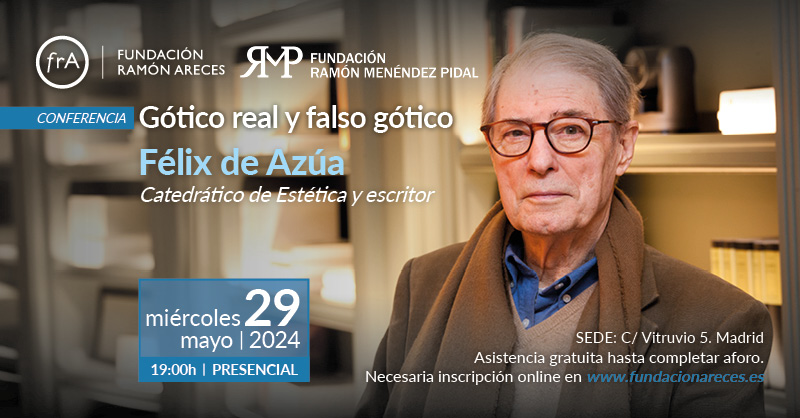 🏰 'Gótico real y falso gótico' Súmate a la conferencia que el escritor Félix de Azúa ofrecerá 🗓️29 de mayo dentro del ciclo 'La cultura medieval', organizado con @FundacionAreces Inscripciones: fundacionareces.es/fundacionarece……… #cultura #arte #historia