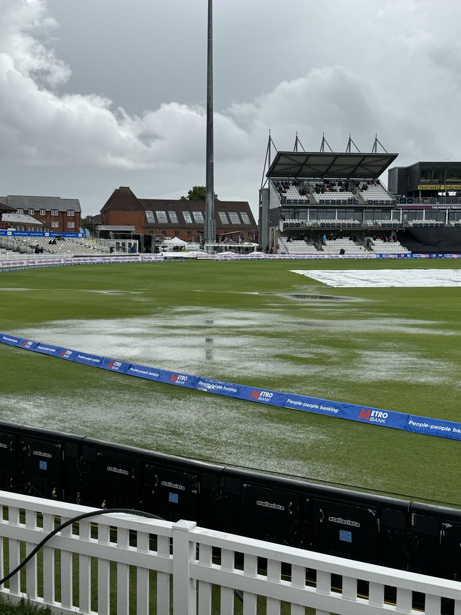 Stephen Allinson (@allinsonstephen) on Twitter photo Disappointing from <a href="/SomersetCCC/">Somerset Cricket</a> at a one day international to see this after a short sharp heavy downpour. Hardly going to impress the ECB to get more international cricket. Clearly a good use of money on a new irrigation system! A first class county and should do better Disappointing from <a href="/SomersetCCC/">Somerset Cricket</a> at a one day international to see this after a short sharp heavy downpour. Hardly going to impress the ECB to get more international cricket. Clearly a good use of money on a new irrigation system! A first class county and should do better