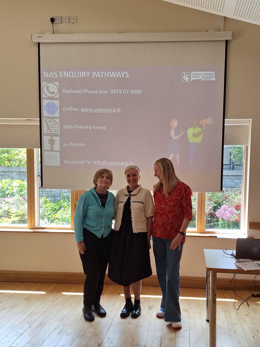 Greater Dublin Region Senior Advocate Ruth McCullagh and Advocate Patty O’Malley attended the St John of God's Friends and Family AGM on Saturday, 25th May 2024. This was a fantastic opportunity to showcase the work NAS does to support people with disabilities. 🙌