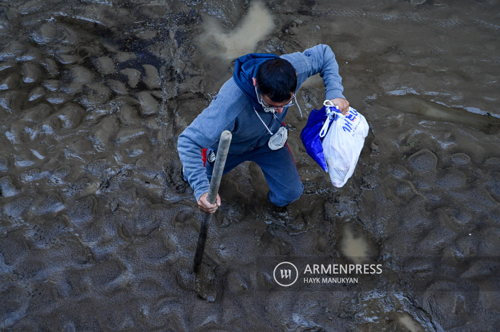 The aftermath of the flood in #Alaverdi. Day 2. #Armenia