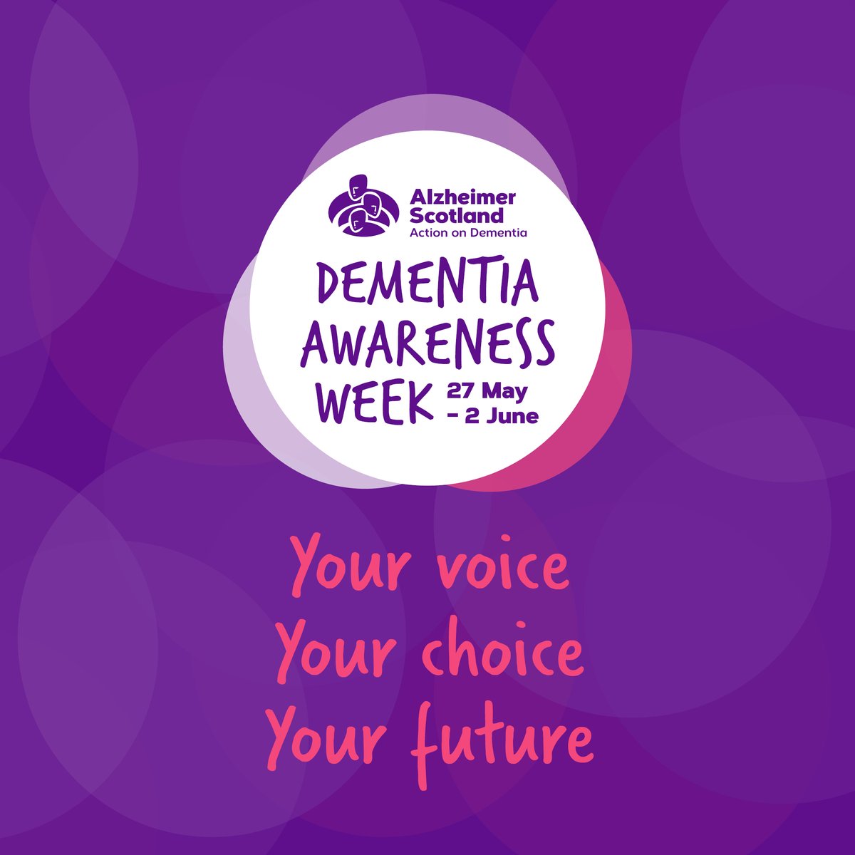 This #DementiaAwarenessWeek our theme is 'Your voice, your choice, your future'. Every person with dementia is different, & so good care will look different for them. People need the power to make choices on what matters to them - now & in the future 👉 pulse.ly/xz6nh4jxan