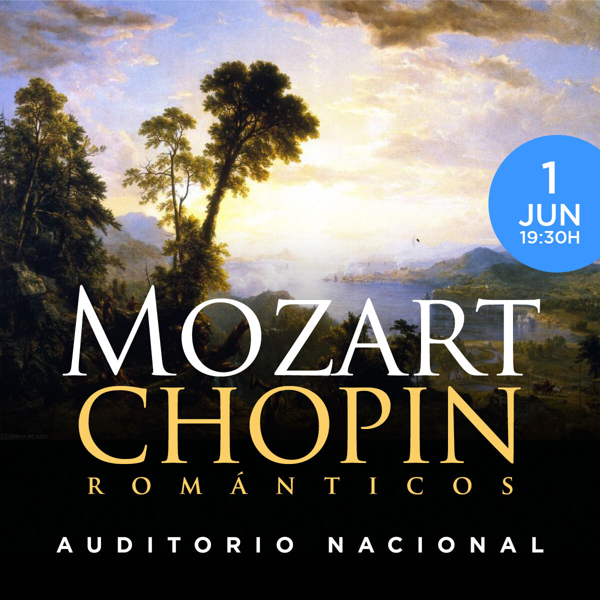 El sábado 1 de junio a las 19:30h en la Sala de Cámara del Auditorio Nacional de Música de #Madrid, «Mozart & Chopin Románticos».

Mozart: Concierto para piano y orquesta núm 21
Chopin: Concierto para piano y orquesta núm 1

Más información y entradas: fundacionexcelentia.org/01062024-mozar…