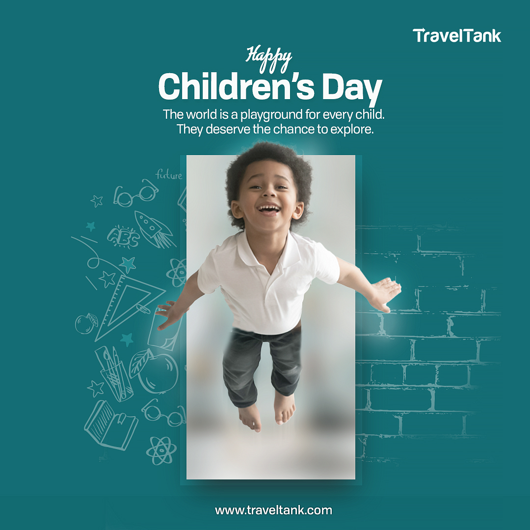 We celebrate the joy, curiosity, and boundless energy of children worldwide. They deserve every opportunity to explore and experience the magic of travel. Happy Children's Day!

#traveltank #childrensday #affordabletravel