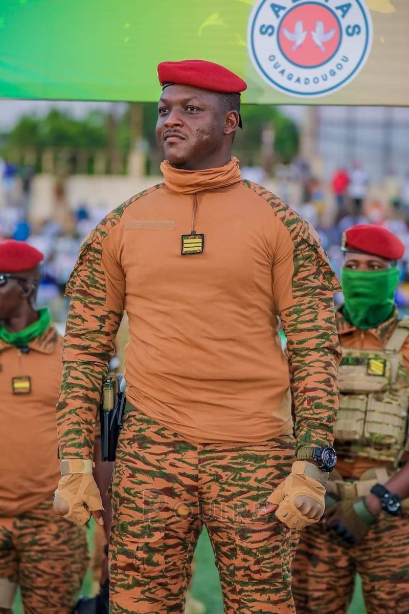 Some 'democrats' are criticizing the decision by this patriot to lead Burkina Faso for the next 5 years. They brand it a military rule. So long as a leader is doing what the people want, it doesn't matter how he came in.