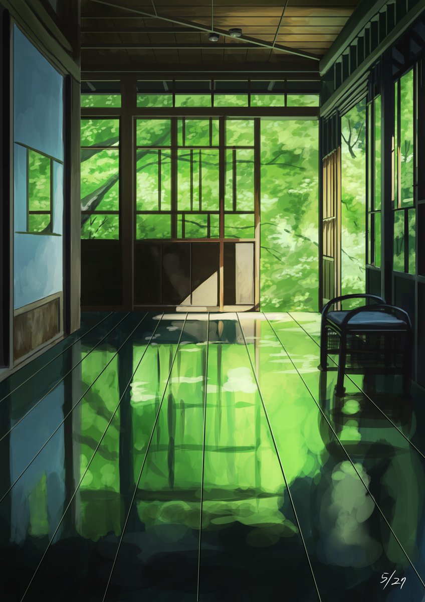 morebi_'s tweet photo. 背景練習 https://t.co/a6PavYwVsk