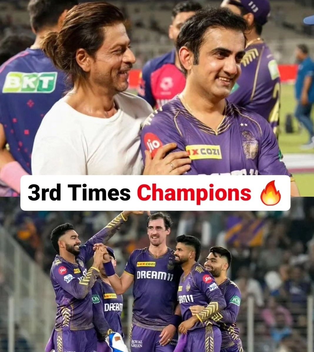 DevrajVerma7084's tweet photo. so happy movement 🏆#ShahRukhKhan
#KKRvsSRH
#IPLFinal #AmiKKR #IPLPAYOFFS
#IPLfinal
@Rivalz_ai $RIZ https://t.co/cuUj03qNKG