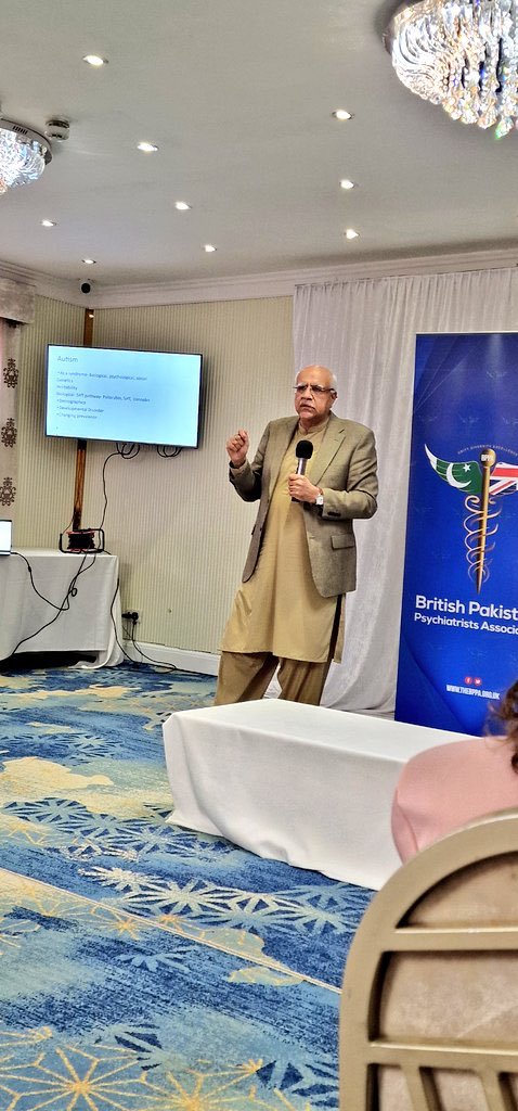 Thank you <a href="/BPPA_Official/">British Pakistani Psychiatrists Association</a> for inviting me to talk about Autism, diagnosis and clinical presentation. Autism is a neurological syndrome with psychological and social manifestations. Highly heritable. Two important differentials which must be considered are schizotypal  and schizoid