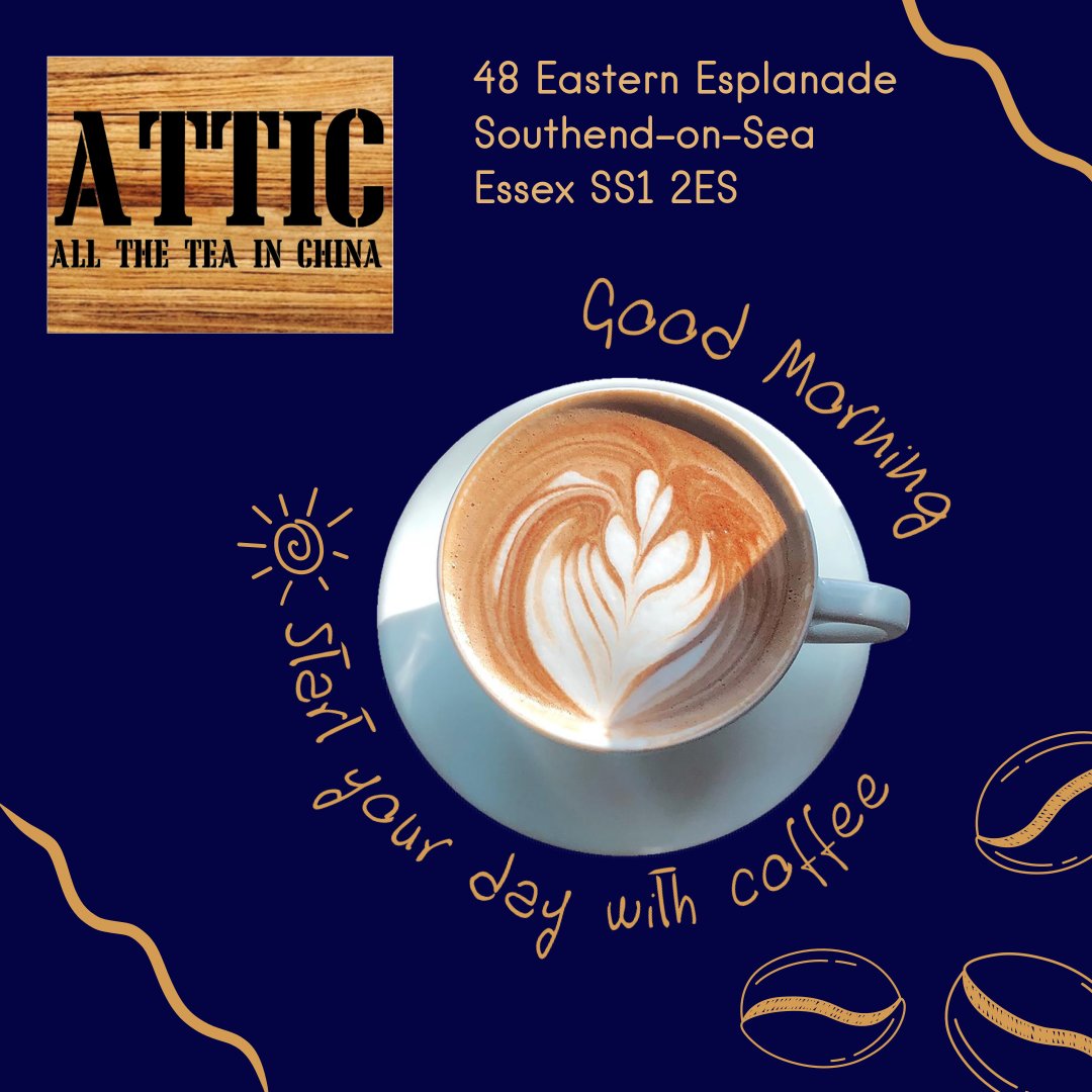 AtticSouthend's tweet photo. What a lovely morning! why not pop in and see us...
https://t.co/mk6MtG7efa 
#visitsouthend
#southendonsea 
#southendrestaurants
#coffee #alldaybreakfast #brunch
#southendcafe #goodfood https://t.co/HqD17JrAOr