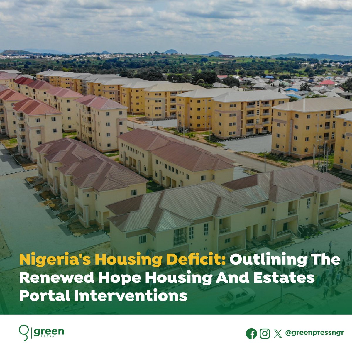 Nigeria's Housing Deficit: Outlining the Renewed Hope Housing and Estates Portal Interventions Nigeria's housing deficit has reached a critical point, with an estimated 28 million units needed to address the current shortfall. The recent discovery of makeshift apartments under