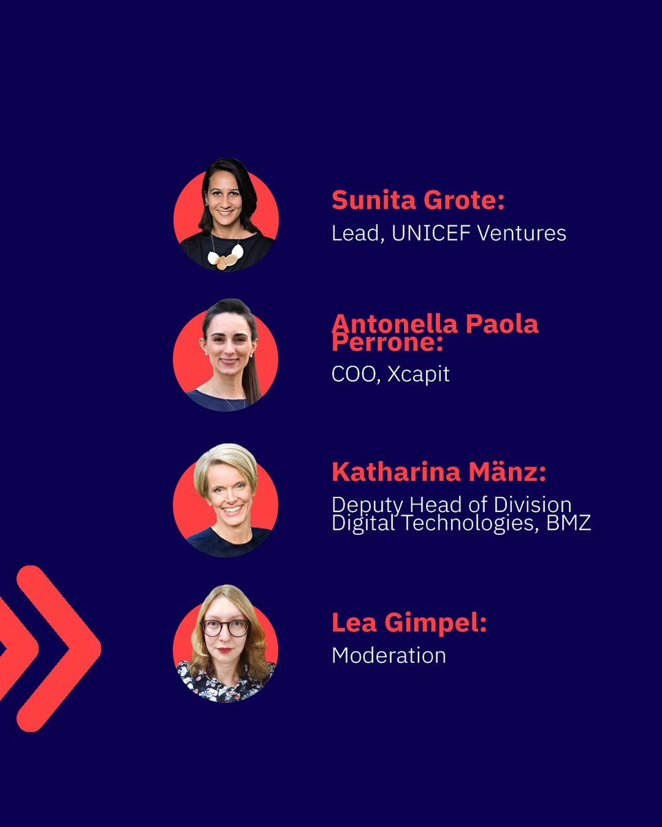 Join us @republica to explore the intersection of digital policy & major crises, focusing on the next generation's role in building #DPI with: @‌sunitagrote for @UNICEF , Antonella Perrone for @xcapit_app , Katharina Mänz for @BMZ_Bund and @Gimpelle.📺👉is.gd/Y5i8pn